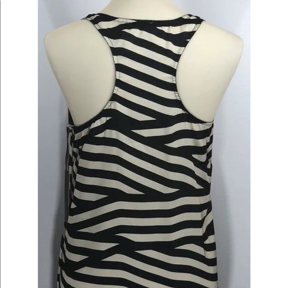 Wilster Women Striped beige Black Tank Top Size S - Picture 5 of 6